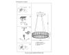 Подвесная люстра Crystal Lux MUSIKA SP50W LED GOLD