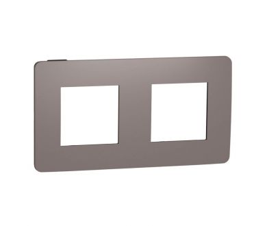 Рамка 2-постовая Schneider Electric Unica New NU280417