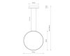 Подвесной светильник Nowodvorski Circolo Led M Silk Oliv E 11401