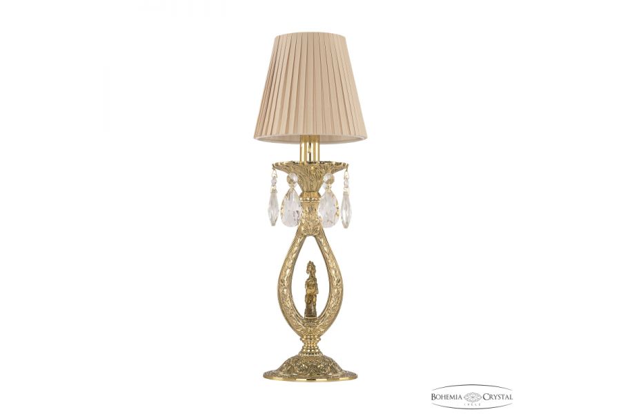 Настольная лампа Bohemia Ivele Crystal Verona 72400L/1 G FH1S ST4