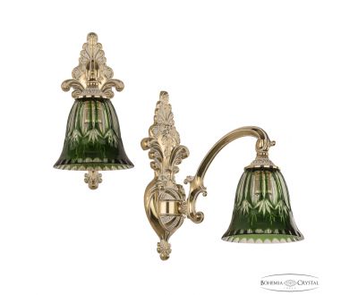 Бра Bohemia Ivele Crystal Verona 7209B14/1/175 GW P2 D Clear-Green/H-1I