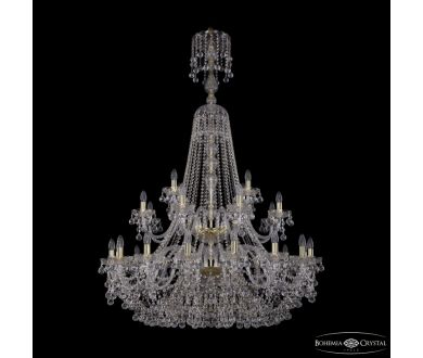 Подвесная люстра Bohemia Ivele Crystal 1409/16+8+4/400/XL-164/2d G