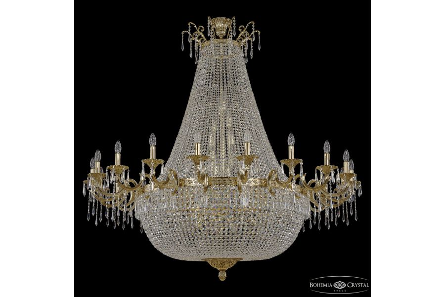 Потолочная люстра Bohemia Ivele Crystal 2201H210/20/160IV/Y1 G