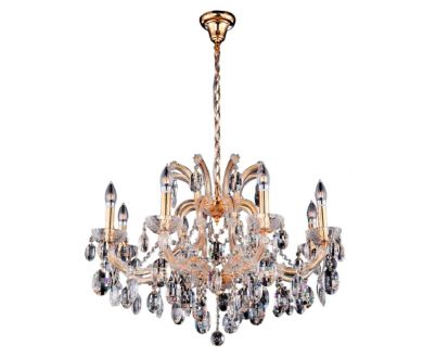 Подвесная люстра Crystal Lux Hollywood SP8 Gold