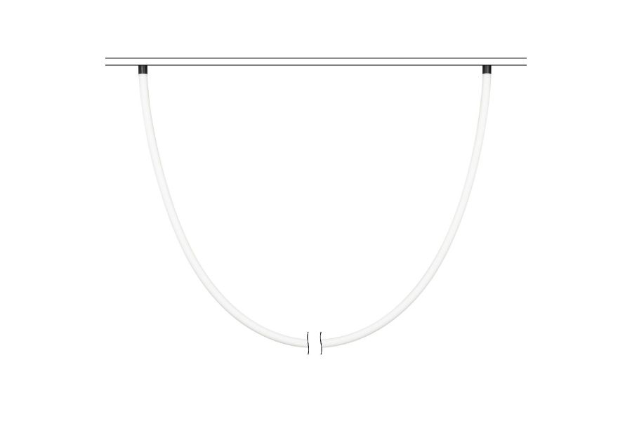 Трековый магнитный светильник Arlight MAG-ORIENT-TUBE-ELASTIC-R25-L5000-70W Day4000 (BK, 360 deg, 48V) 044338