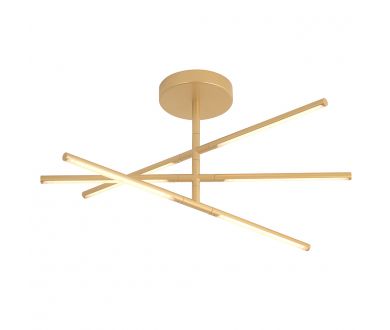 Люстра на штанге Crystal Lux LARGO PL32W D730 GOLD