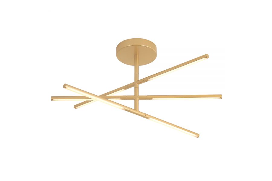 Люстра на штанге Crystal Lux LARGO PL32W D730 GOLD