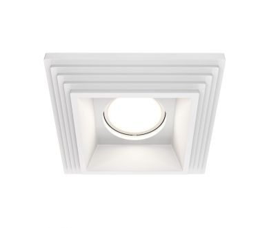 Встраиваемый светильник Maytoni Gyps Modern DL005-1-01-W-1
