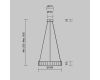 Подвесной светильник Maytoni Majesty MOD517PL-L30BS3K