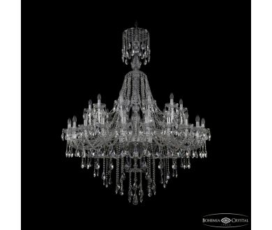 Подвесная люстра Bohemia Ivele Crystal 1415/24+12/530/XL-186 Ni