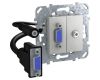 Розетка компьютерная VGA+Minijack с коннектором Schneider Electric Unica Top MGU5.932.30ZD