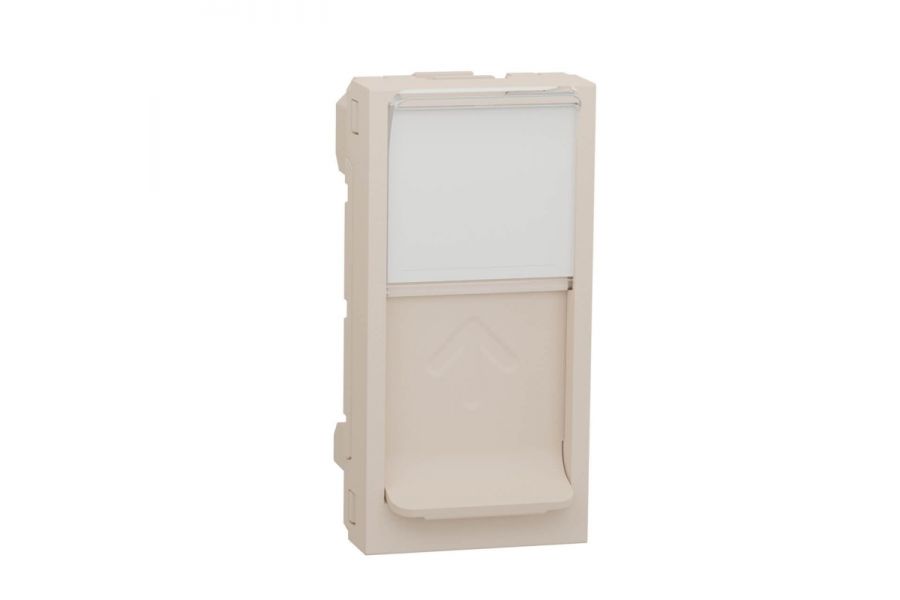 Лицевая панель RJ45 одиночная без коннектора Schneider Electric Unica Modular NU941044