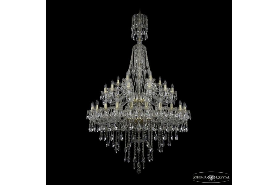 Подвесная люстра Bohemia Ivele Crystal 1415/24+12+6/460/XL-213/2d G