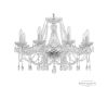 Подвесная люстра Bohemia Ivele Crystal 107/8/240 Ni