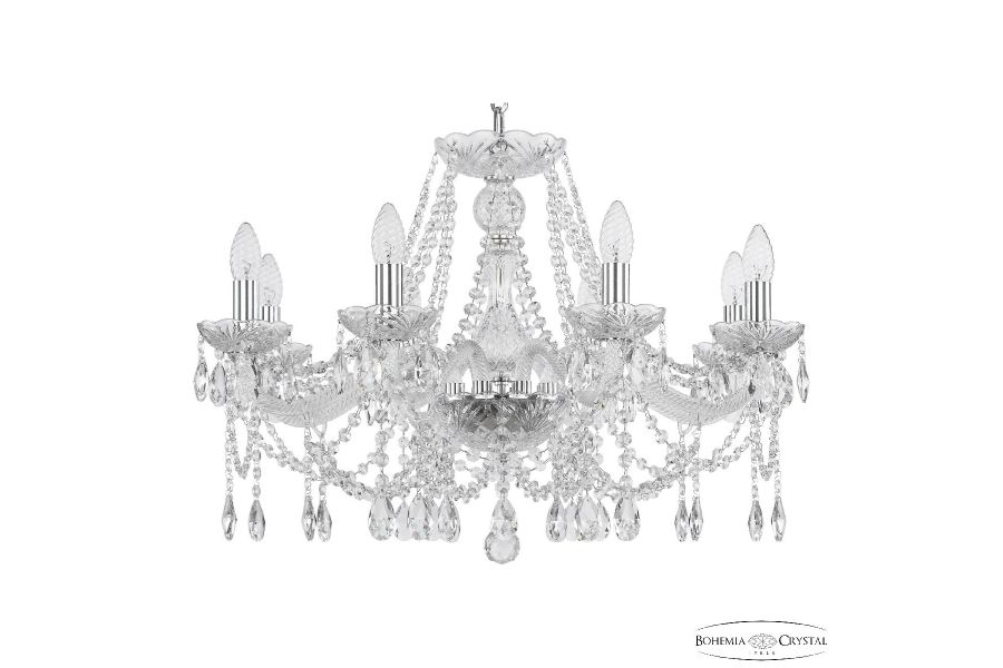 Подвесная люстра Bohemia Ivele Crystal 107/8/240 Ni