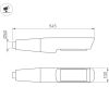 Уличный светильник Arlight OXOR-NOXT-EMP-545x100-25W Day4000 (BK, 120 deg, 230V) IP65 052478