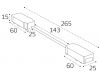 Коннектор гибкий угловой для магнитного шинопровода Italline IT09-9027 black