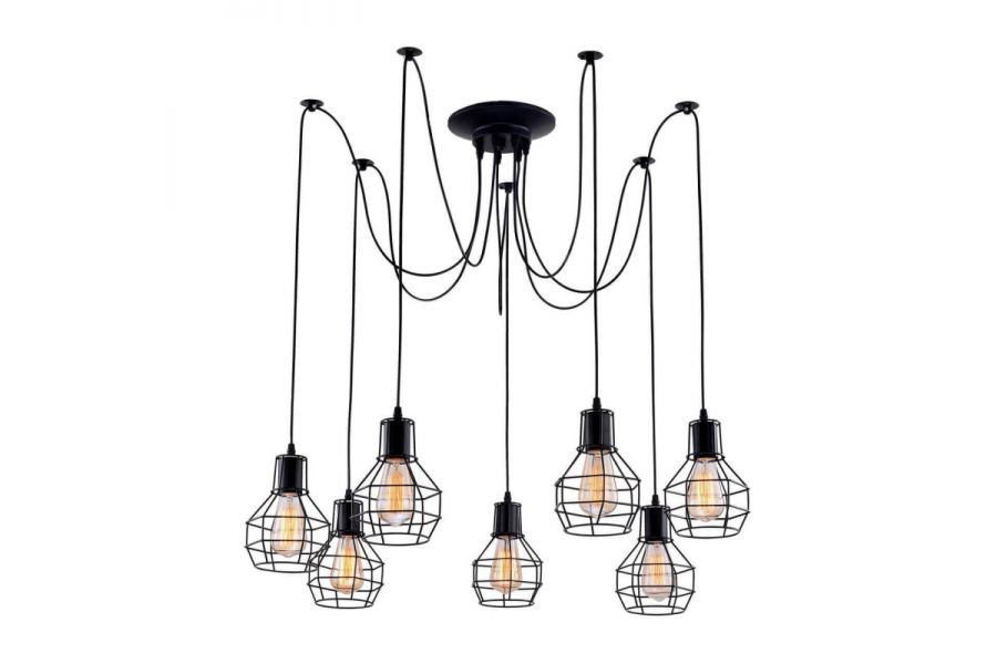 Подвесная люстра Arte Lamp A1109SP-7BK