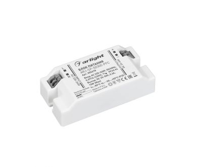 Блок питания Arlight ARJ-SP-50300-PFC (15W, 25-50V, 300mA) (IP20 Пластик) 055678