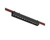 Трековый однофазный светильник Denkirs Belty grill DK5670-BK