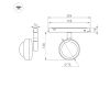 Трековый магнитный светильник Arlight MAG-ORIENT-SUNSET-R76-6W Day4000-MIX (BK, 70 deg, 48V, TUYA) 048331
