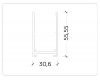 Шинопровод накладной Ambrella Light Magnetic 220V GL1006