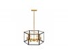 Подвесная люстра Lumina Deco Lorton LDP 1142-6 BK+MD
