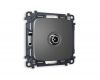 Комплект механизма TV розетки оконечной 50-870 MHz 1dB Ambrella Volt Omega MO663010