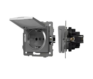 Купить Механизм розетки влагозащищённый Arlight SCT-MCP-PL-GR-V (250V, 16A) 049836 Механизм розетки влагозащищённый Arlight SCT-MCP-PL-GR-V (250V, 16A) 049836