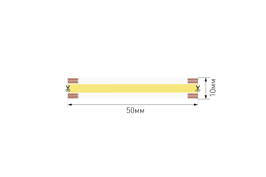 Светодиодная лента SWG PRO 24В COB 15Вт/м 2700-6500K 5м IP20 SWG-COB640-24-15-CCT 027999