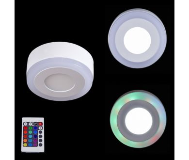 Накладной светильник Reluce 60503-9.0-001TM LED3+3W WH/DL+RGB