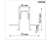 Шинопровод для встраиваемого монтажа Novotech Flum 135230
