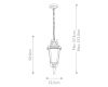 Уличный подвесной светильник Elstead Lighting Baltimore BT8-M