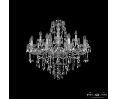 Подвесная люстра Bohemia Ivele Crystal 1415/10+5/300 Ni