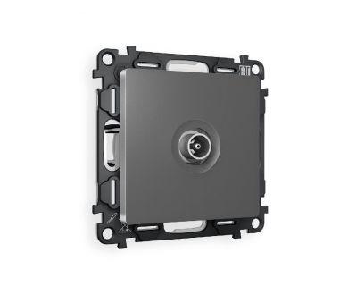 Комплект механизма TV розетки оконечной 50-870 MHz 1dB Ambrella Volt Alfa MA663010