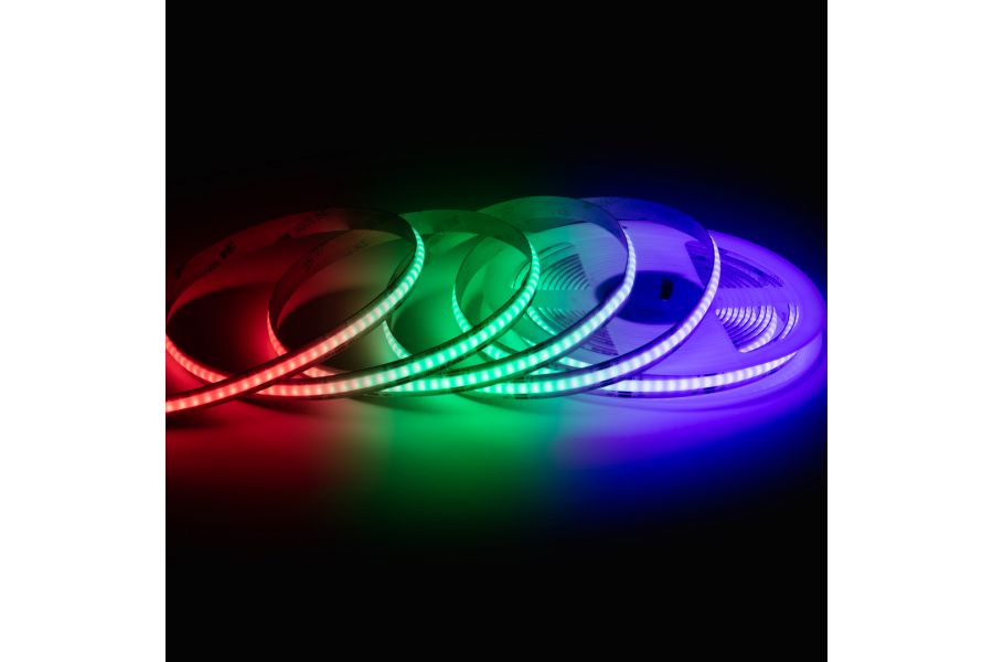 Светодиодная лента Apeyron 24В COB 14Вт/м RGB 5м IP20 00-493