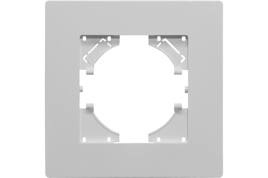 Рамка пластиковая на 1 пост Arlight FRM-PERIO-PL-1-WH 049688