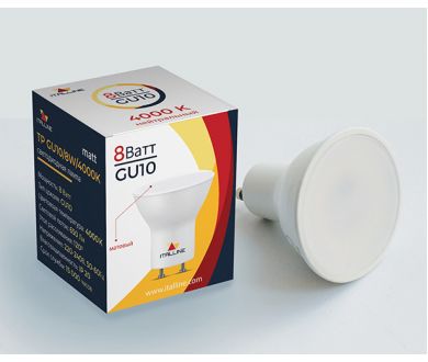 Светодиодная лампа Italline TP GU10/8W/4000K matt