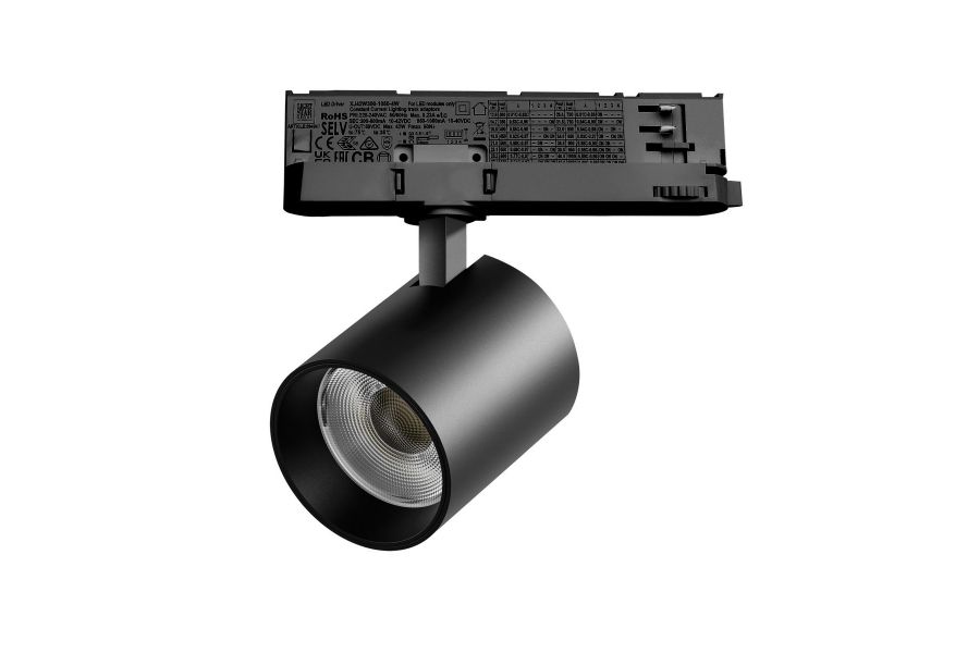 Трековый трехфазный светильник Quattro LED с адаптером Lightstar Alta Base A5437QT (215437 + 594047)