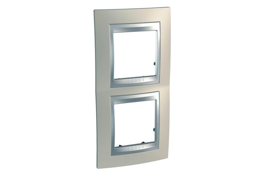 Рамка 2-постовая вертикальная Schneider Electric Unica Top MGU66.004V.095