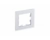 Рамка 1-ая Systeme Electric AtlasDesign Nature Матовое стекло белый ATN330101