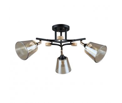 Потолочная люстра Arte Lamp Glassy A5078PL-3BK