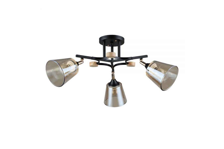 Потолочная люстра Arte Lamp Glassy A5078PL-3BK