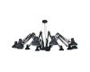 Подвесная люстра Arte Lamp Ragno A2043SP-12BK