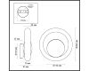 Настенный светильник Odeon Light Hightech Saturn 5443/1W