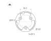 Ландшафтный светильник Arlight LGD-LANDMARK-BOLL-H1200-20W Warm3500-MIX 047692