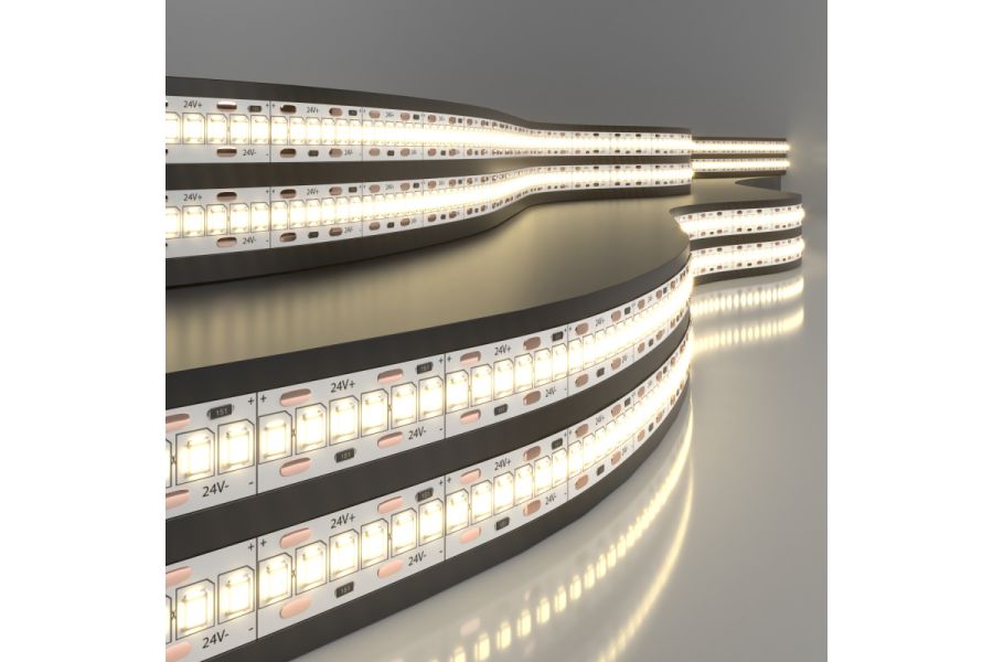 Светодиодная лента Elektrostandard 24V 24W 240Led 2835 IP20 теплый белый, 5м 4690389167614