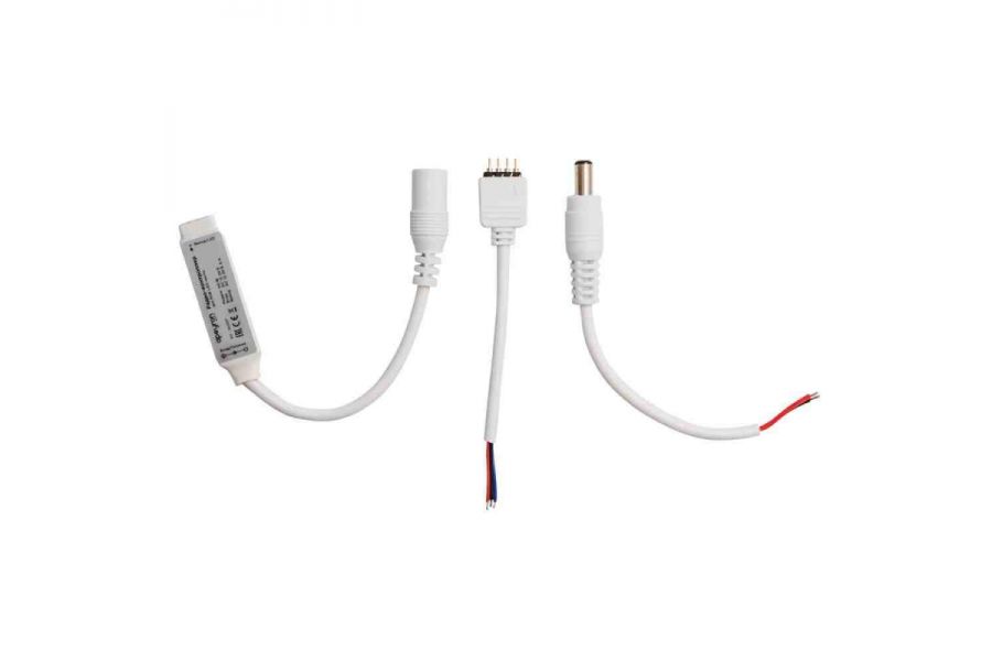 Мини-контроллер RGB Apeyron 12/24В 72/144Вт 3 канала*2 А RF пульт 04-18
