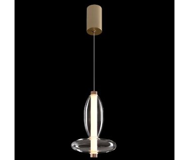 Подвесной светильник Crystal Lux QUASAR SP7W LED TRANSPARENT