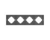 Рамка пластиковая на 4 поста Arlight FRM-TENDO-SFPL-4-GR 054655